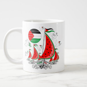 Vrijheid Global Sumud Flotilla boten naar Gaza Grote Koffiekop