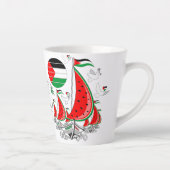 Vrijheid Global Sumud Flotilla boten naar Gaza Latte Mok (Rechts)