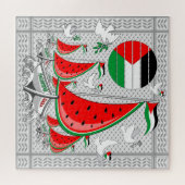 Vrijheid Global Sumud Flotilla boten naar Gaza Legpuzzel (Horizontaal)