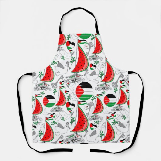 Vrijheid Global Sumud Flotilla boten naar Gaza Schort (Voorkant)