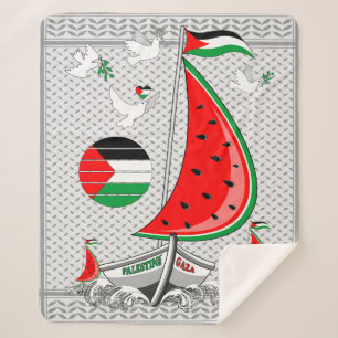 Vrijheid Global Sumud Flotilla boten naar Gaza Sherpa Deken