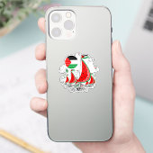 Vrijheid Global Sumud Flotilla boten naar Gaza Sticker (Telefoon)