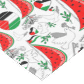 Vrijheid Global Sumud Flotilla boten naar Gaza Tafelkleed (Gekanteld)