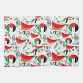 Vrijheid Global Sumud Flotilla boten naar Gaza Theedoek (Horizontaal)