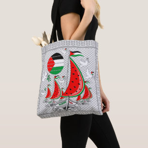 Vrijheid Global Sumud Flotilla boten naar Gaza Tote Bag