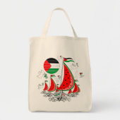 Vrijheid Global Sumud Flotilla boten naar Gaza Tote Bag (Voorkant)