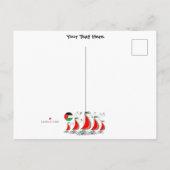 Vrijheid Global Sumud Flotilla boten naar Gaza Uitnodiging Briefkaart (Achterkant)