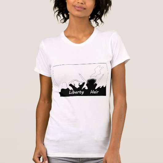 vrijheid haar t-shirt (Voorkant)