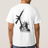 Vrijheid - Heb je pistolen? T-shirt (Achterkant)