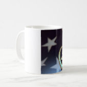 Vrijheid heeft een prijs! koffiemok (Voorkant links)
