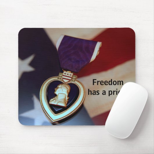 Vrijheid heeft een prijs! muismat (Met muis)