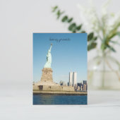 vrijheid heeft voorrang briefkaart (Staand voorkant)