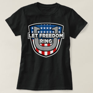 Vrijheid Hoefijzer Werpen Hoefijzer Pitchers T-shirt