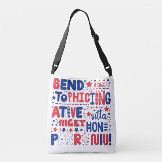 Vrijheid Horizon Crossbody Tas (Achterkant)
