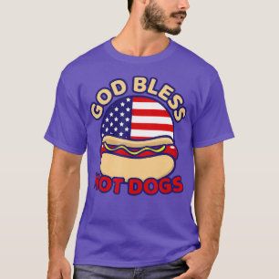 Vrijheid Hot Dog Meme Zomer Snack Patriottische Et T-shirt