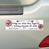 Vrijheid in Amerika Bumpersticker (Op auto)
