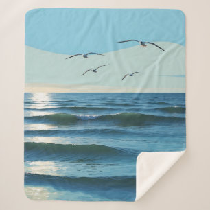 Vrijheid in de Blauwe Oceaan Sherpa Deken