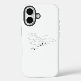 Vrijheid in de lucht iPhone 16 hoesje