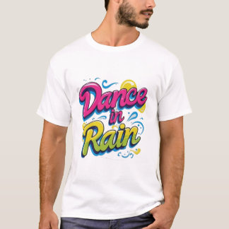 Vrijheid in de stortbui t-shirt