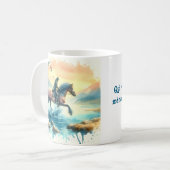 Vrijheid in het hart van de natuur koffiemok (Voorkant links)