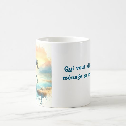 Vrijheid in het hart van de natuur koffiemok (Center)