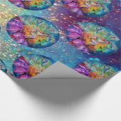 VRIJHEID IN HET PLANT VAN DE NACHT-MAGISCHE BUTTER CADEAUPAPIER (Hoek)