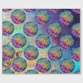 VRIJHEID IN HET PLANT VAN DE NACHT-MAGISCHE BUTTER CADEAUPAPIER (Vlak)