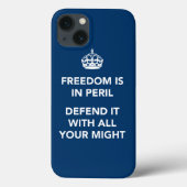 Vrijheid in Peril Case-Mate iPhone Case (Achterkant)