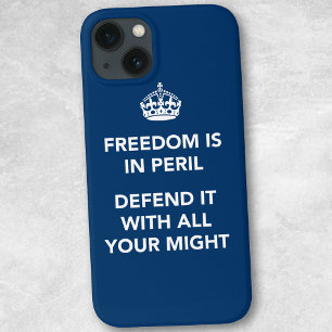 Vrijheid in Peril Case-Mate iPhone Case