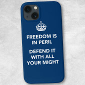Vrijheid in Peril Case-Mate iPhone Case