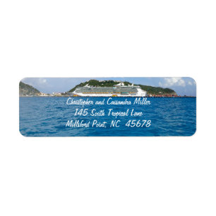 Vrijheid in Sint Maarten gepersonaliseerd Etiket