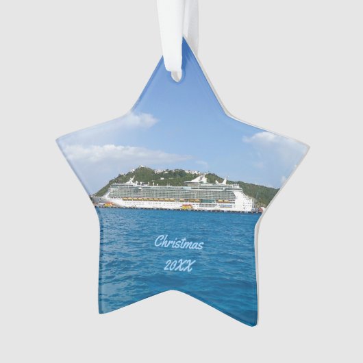 Vrijheid in St. Maarten Dated Ornament (voorkant)