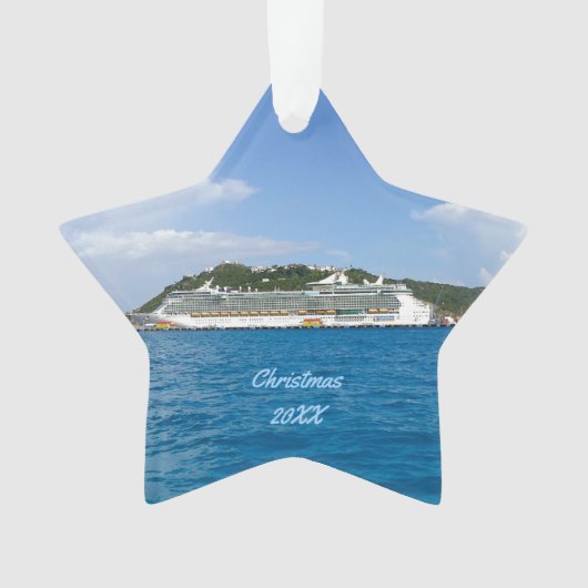 Vrijheid in St. Maarten Dated Ornament (voorkant)