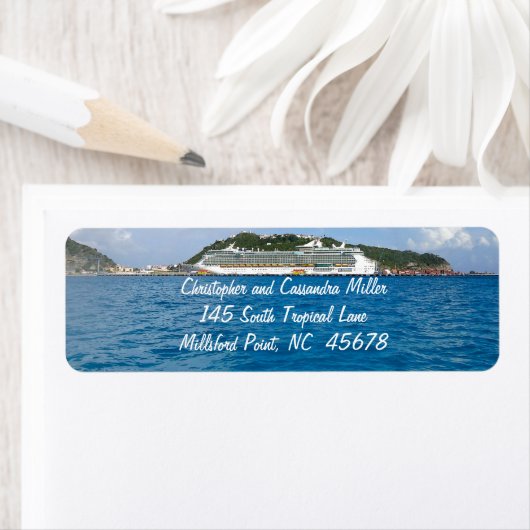 Vrijheid in St. Maarten gepersonaliseerd Etiket (Insitu)