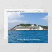 Vrijheid in St. Martin Briefkaart (Voorkant / Achterkant)