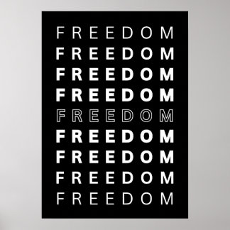 VRIJHEID. Inspiratie Poster