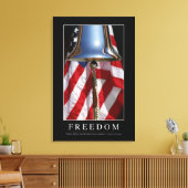 Vrijheid: Inspirerend prijsopgave 1 Canvas Afdruk (Insitu (Woonkamer))