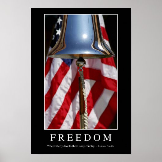 Vrijheid: Inspirerend prijsopgave 1 Poster (Voorkant)