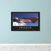 Vrijheid: Inspirerend prijsopgave 2 Canvas Afdruk (Insitu (Houten vloer))