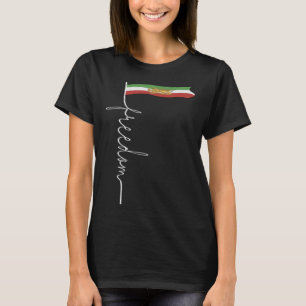 Vrijheid, Iraanse vlag, Iraanse Leeuw, Zon & Zwaar T-shirt