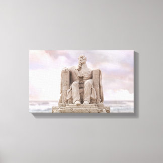 Vrijheid is afbrokkelende canvasprint canvas afdruk
