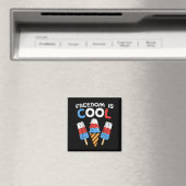 Vrijheid Is Cool Ijs Funny USA 4 juli Magneet (Insitu (Vaatwasser))