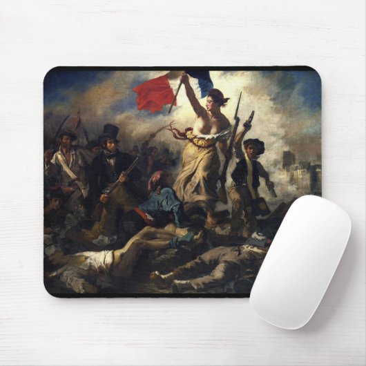 Vrijheid is de leidraad voor het volk muismat (Met muis)