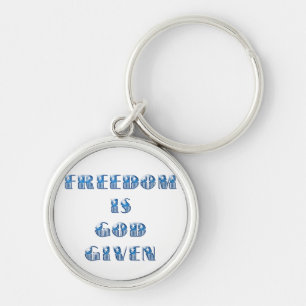 Vrijheid is door God gegeven, Blue Sleutelhanger