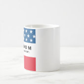 Vrijheid is een echte patriot koffiemok (Center)
