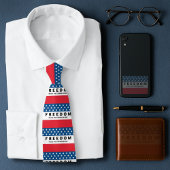 Vrijheid is een echte patriot stropdas