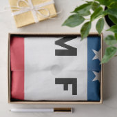 Vrijheid is een echte patriot tissuepapier (Geschenk)