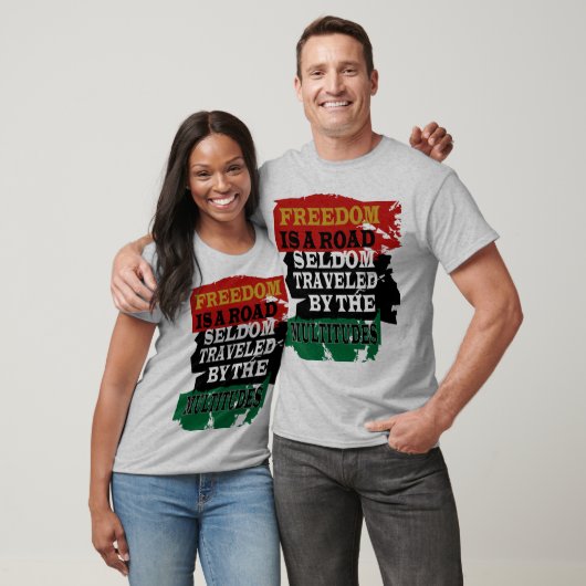 VRIJHEID IS EEN WEG T-SHIRT (Unisex)