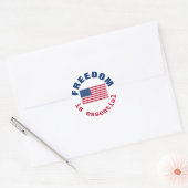 Vrijheid is een wezenlijke Sticker (Envelop)
