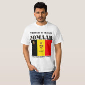 Vrijheid is er niet zomaar t-shirt (Voorkant volledig)